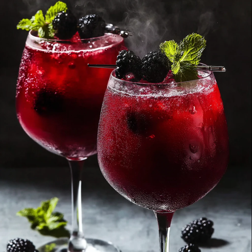 Black Widow Cocktail: A Smoky Fruity Halloween Treat Black Widow Cocktail Smoky Fruity Halloween