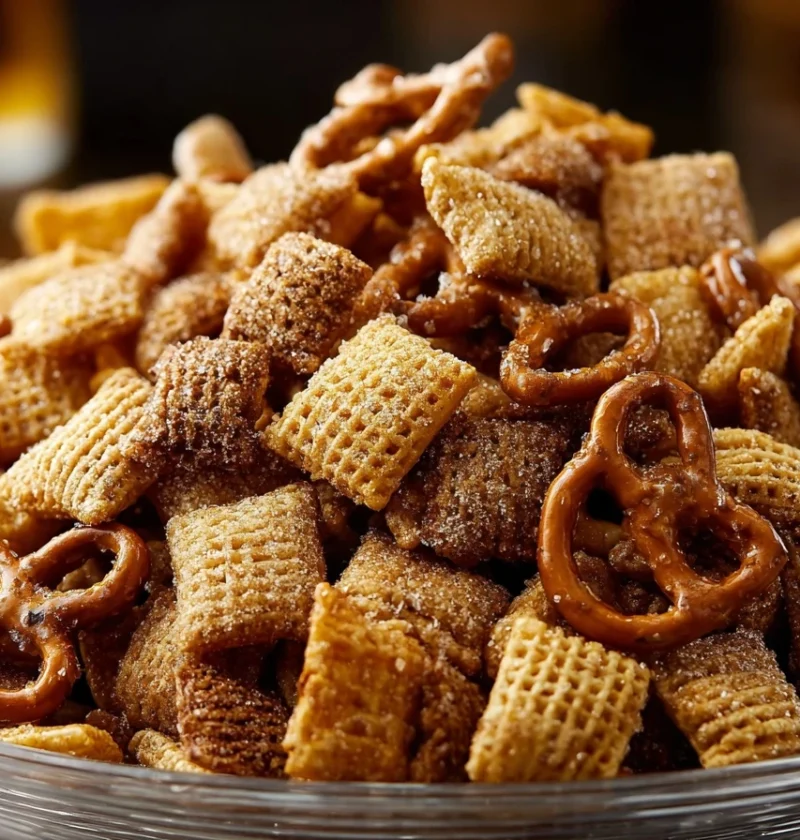 Caramel Apple Puppy Chow Recipe Best Caramel Apple Puppy Chow Mix How To Make Caramel Apple Puppy Chow Gluten-free Caramel...