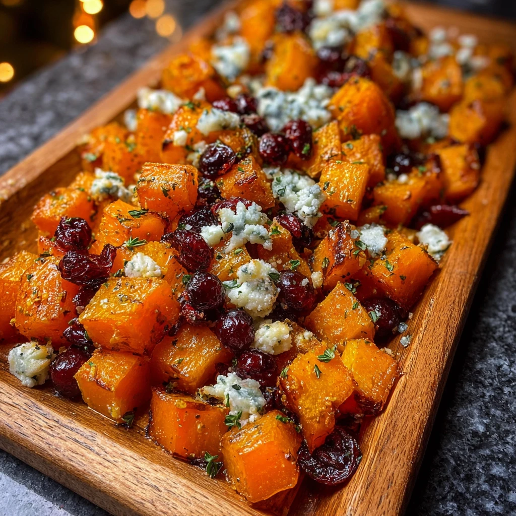 Caramelized Butternut Squash Recipe Gorgonzola Cranberry Balsamic Glaze Easy Butternut Squash Side Dishes Gourmet Butternu...