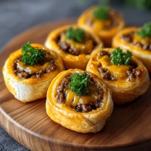 5 Easy Steps for Cheeseburger Rollups: Game Day Hit!