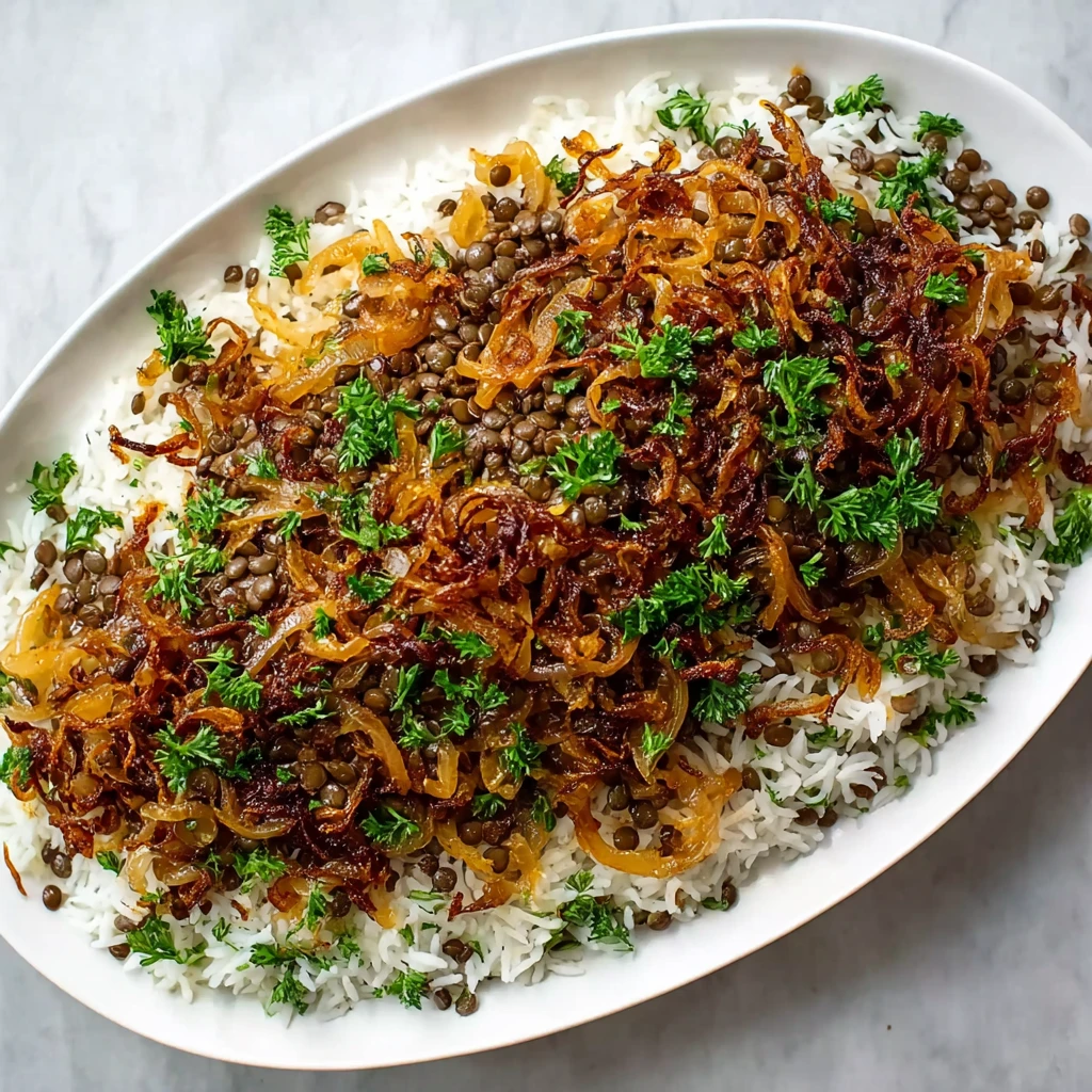Comfort In A Bowl: Lebanese Mujadara With Brown Lentils And Fried Onions Comfort Bowl Lebanese Mujadara Brown Lentils Fried