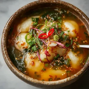 Cozy Comfort in a Bowl: Korean Fish Cake Soup with Radish and Anchovy Broth