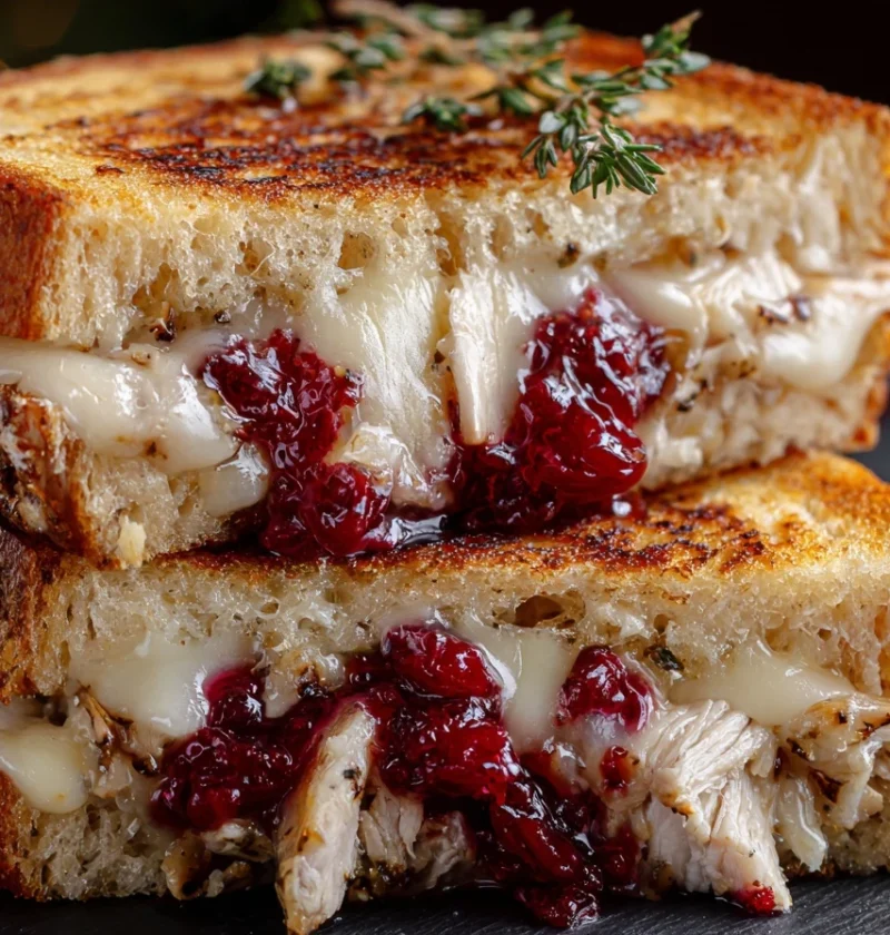 Cranberry Turkey Grilled Cheese Recipe Best Cranberry Turkey Sandwich Gourmet Turkey Cranberry Sandwich Thanksgiving Lefto...