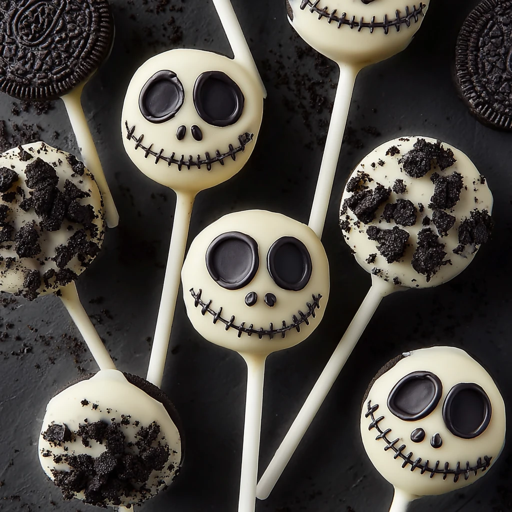 Deliciously Spooky Jack Skellington Oreo Pops For Halloween Fun Deliciously Spooky Jack Skellington Oreo Pops Halloween