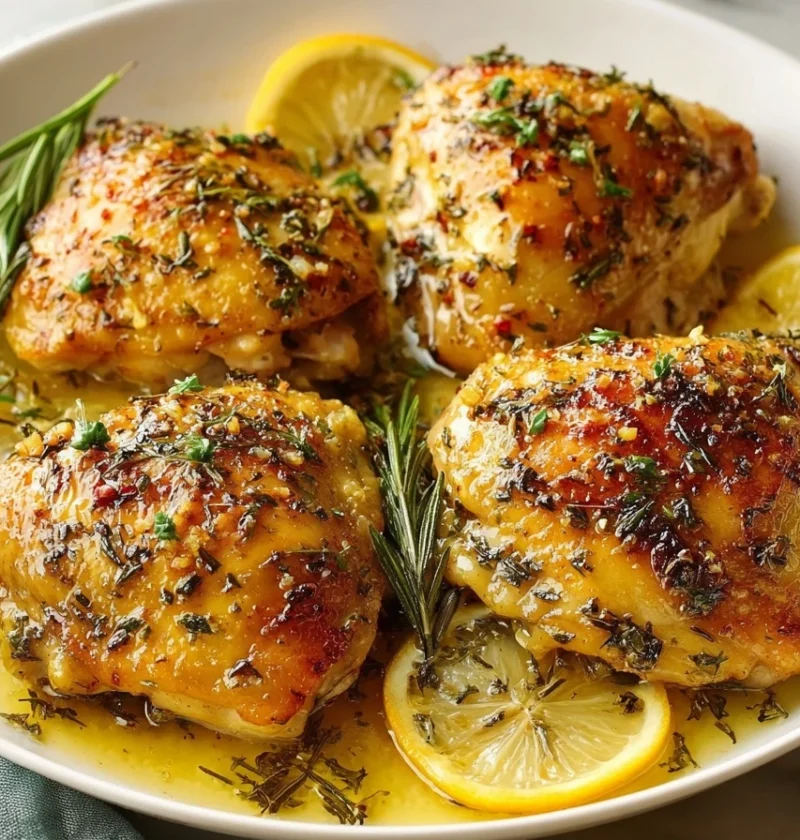 Easy Baked Lemon Butter Chicken Recipe Low Carb Lemon Butter Chicken Bake Gluten-free Lemon Butter Chicken Oven Recipe Ket...