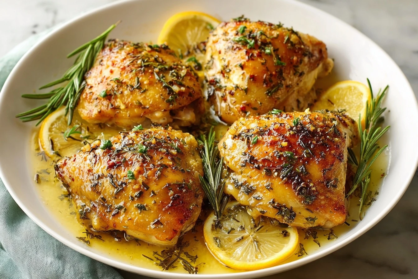 Baked Lemon Butter Chicken Recipe