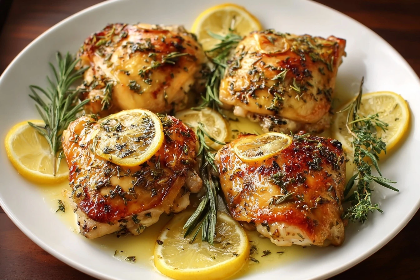 Easy Baked Lemon Butter Chicken Recipe Low Carb Lemon Butter Chicken Bake Gluten-free Lemon Butter Chicken Oven Recipe Ket...