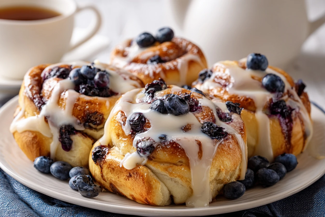 Easy Blueberry Cheesecake Rolls Recipe Homemade Blueberry Cheesecake Rolls Guide No-bake Blueberry Cheesecake Rolls Best R...