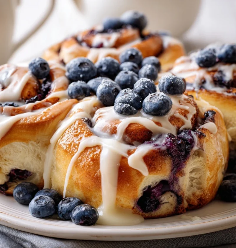 Easy Blueberry Cheesecake Rolls Recipe Homemade Blueberry Cheesecake Rolls Guide No-bake Blueberry Cheesecake Rolls Best R...