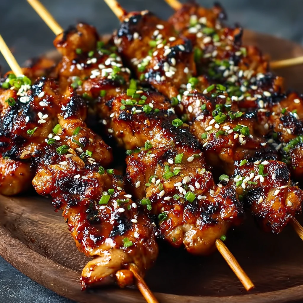 Easy Chicken Bulgogi Skewers With Soy Marinade Chicken Bulgogi Skewers Soy Marinade