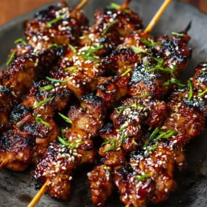 Easy Chicken Bulgogi Skewers with Soy Marinade