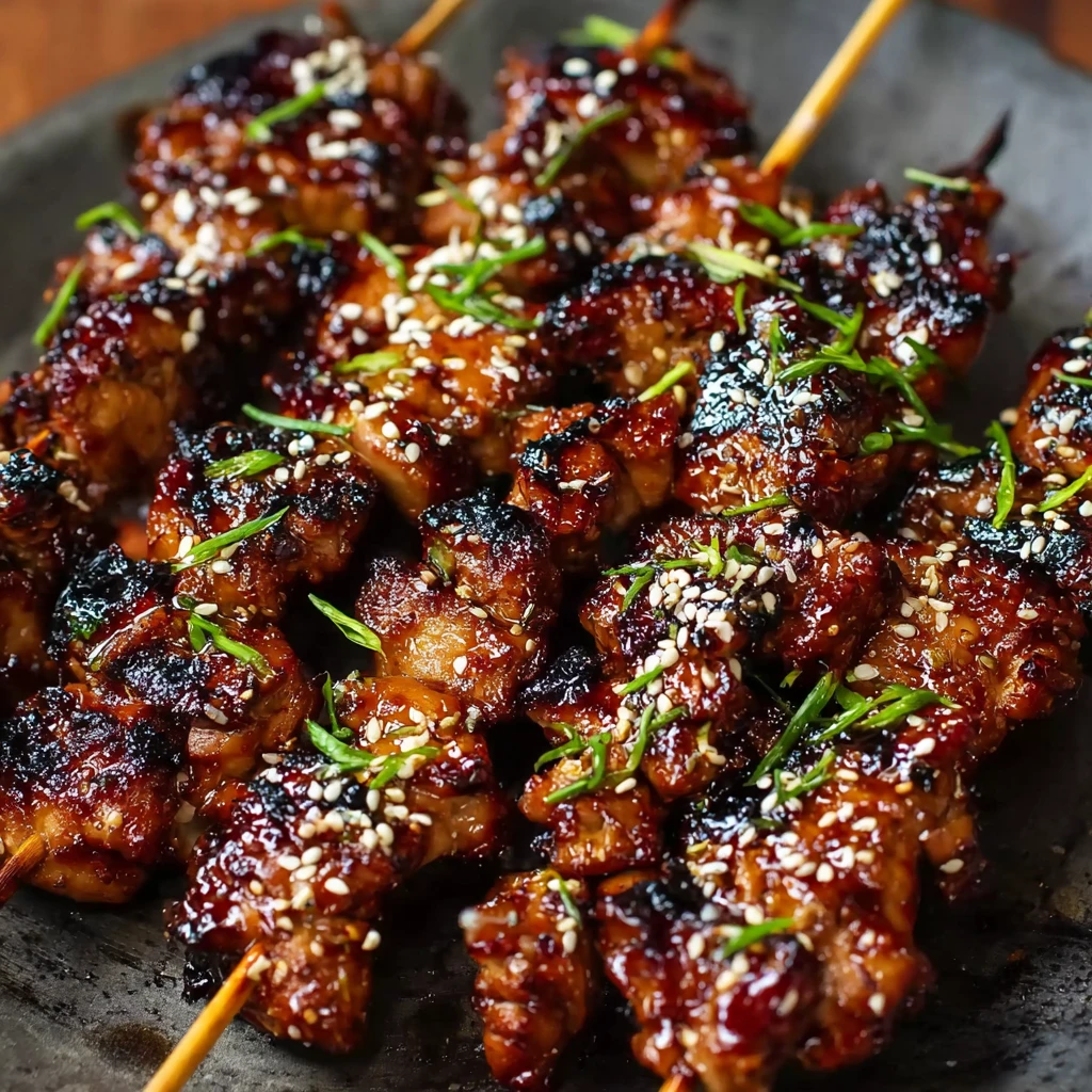 Easy Chicken Bulgogi Skewers With Soy Marinade Chicken Bulgogi Skewers Soy Marinade