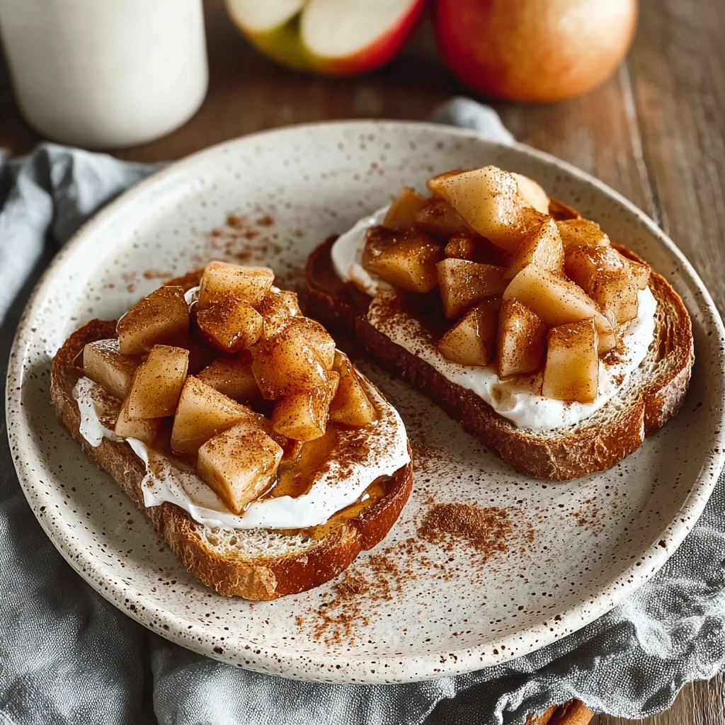 Easy Cinnamon Apple Yogurt Toast Recipe How To Make Sautéed Cinnamon Apples Cozy Morning Breakfast Ideas With Apples Heal...