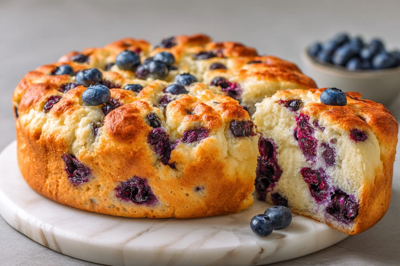 Easy Cottage Cheese Blueberry Cloud Bread Recipe Low Carb Blueberry Cloud Bread Tutorial Gluten-free Cottage Cheese Cloud ...
