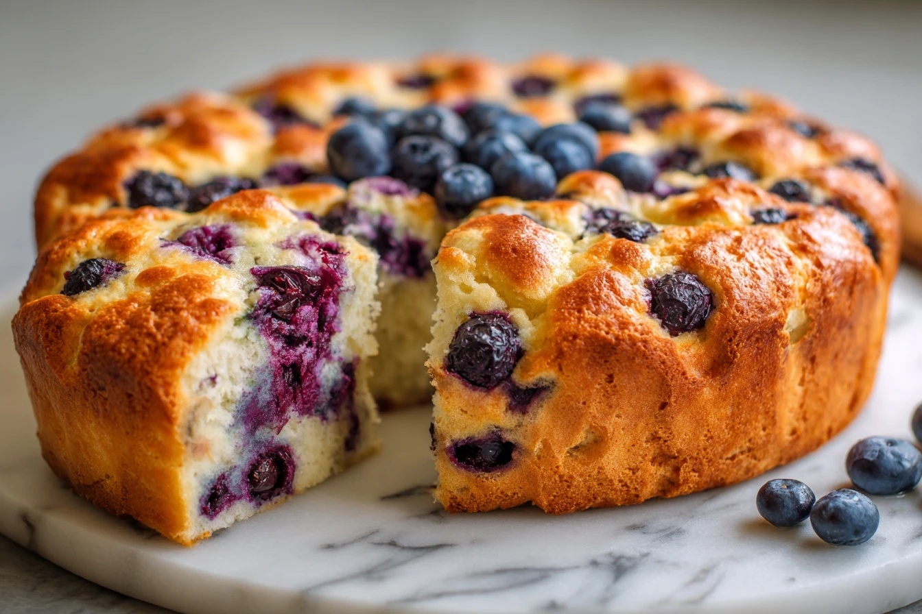 Easy Cottage Cheese Blueberry Cloud Bread Recipe Low Carb Blueberry Cloud Bread Tutorial Gluten-free Cottage Cheese Cloud ...