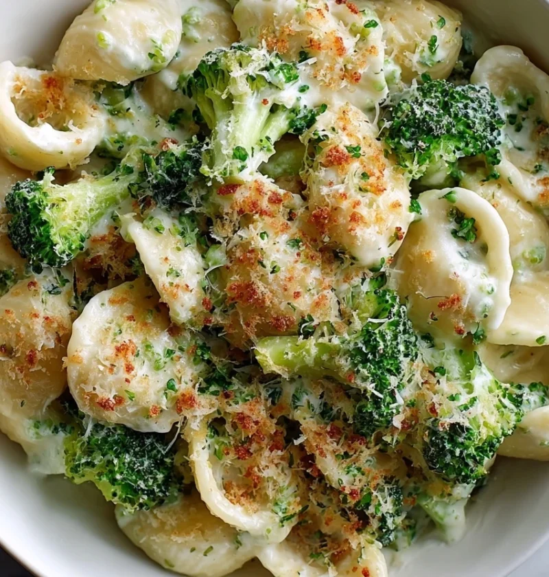 Easy Creamy Broccoli Mac And Cheese Recipe Best Broccoli Macaroni Cheese Casserole Homemade Broccoli Mac Cheese Creamy Hea...
