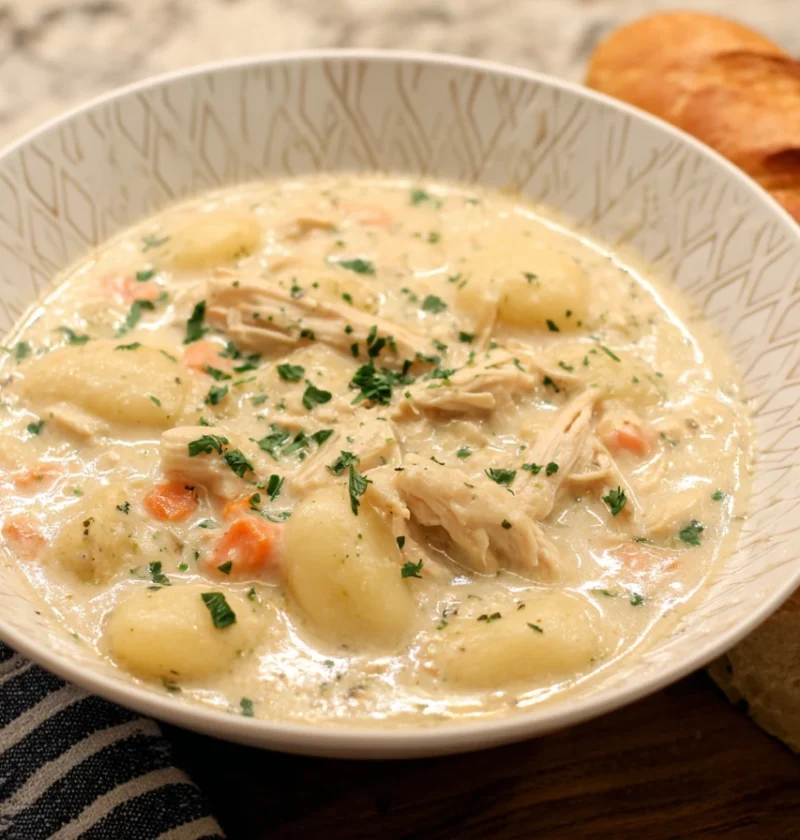 Easy Homemade Chicken Gnocchi Soup Recipe Best Chicken Gnocchi Soup Near Me Slow Cooker Chicken Gnocchi Soup Ideas Gluten-...