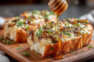 Hot Honey Garlic Bread Pizza Recipe
