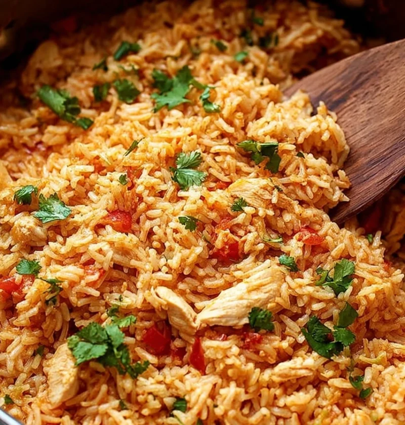 Easy One-pot Queso Chicken And Rice One-pot Queso Chicken And Rice Dinner Idea Best Queso Chicken And Rice Casserole Recip...