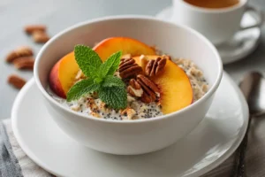 Peaches & Cream Oatmeal Recipe