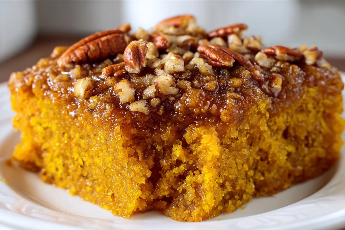 Easy Pumpkin Dump Cake