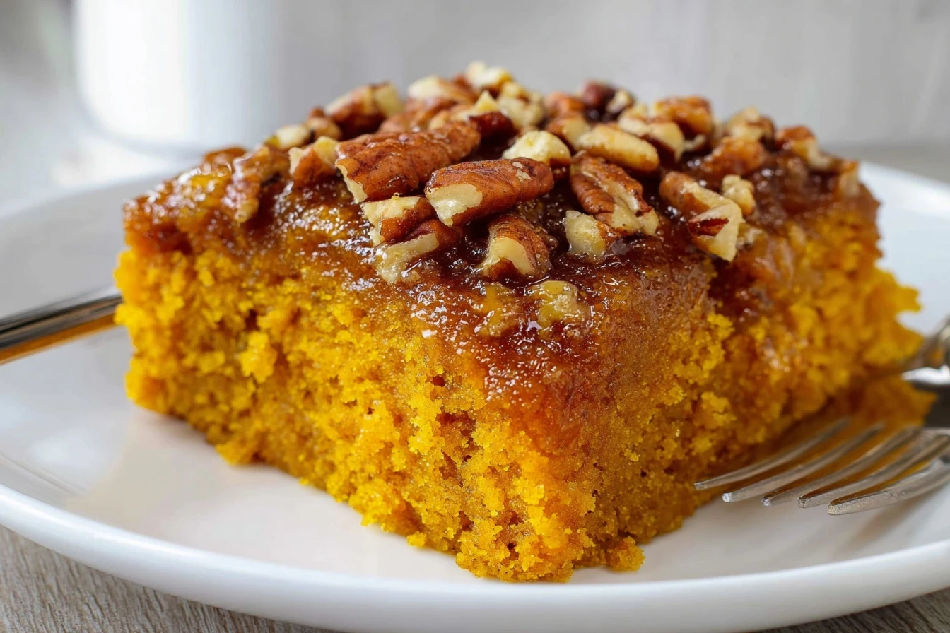 Easy Pumpkin Dump Cake Recipe Best Pumpkin Dump Cake With Pecans Gluten-free Pumpkin Dump Cake How To Make Pumpkin Dump Ca...
