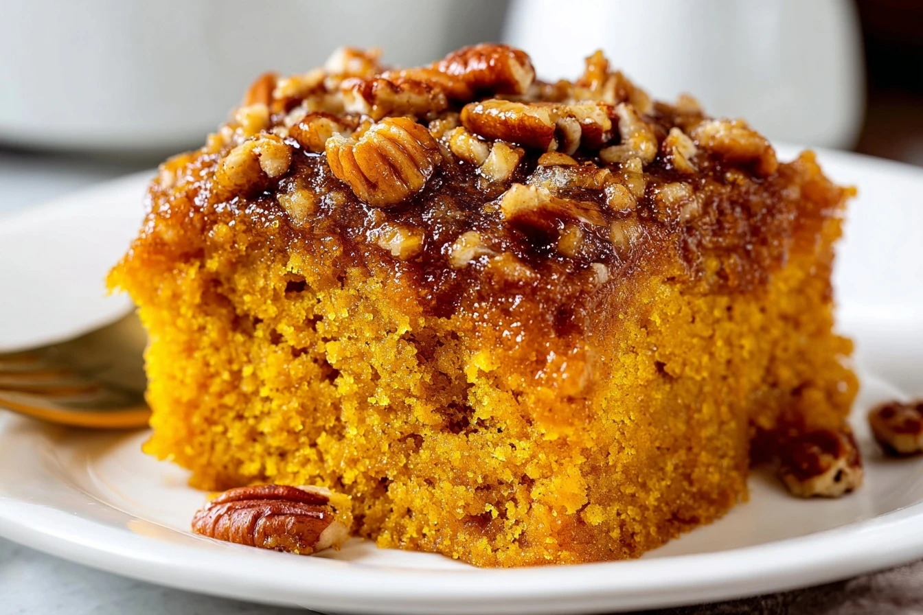 Easy Pumpkin Dump Cake Recipe Best Pumpkin Dump Cake With Pecans Gluten-free Pumpkin Dump Cake How To Make Pumpkin Dump Ca...