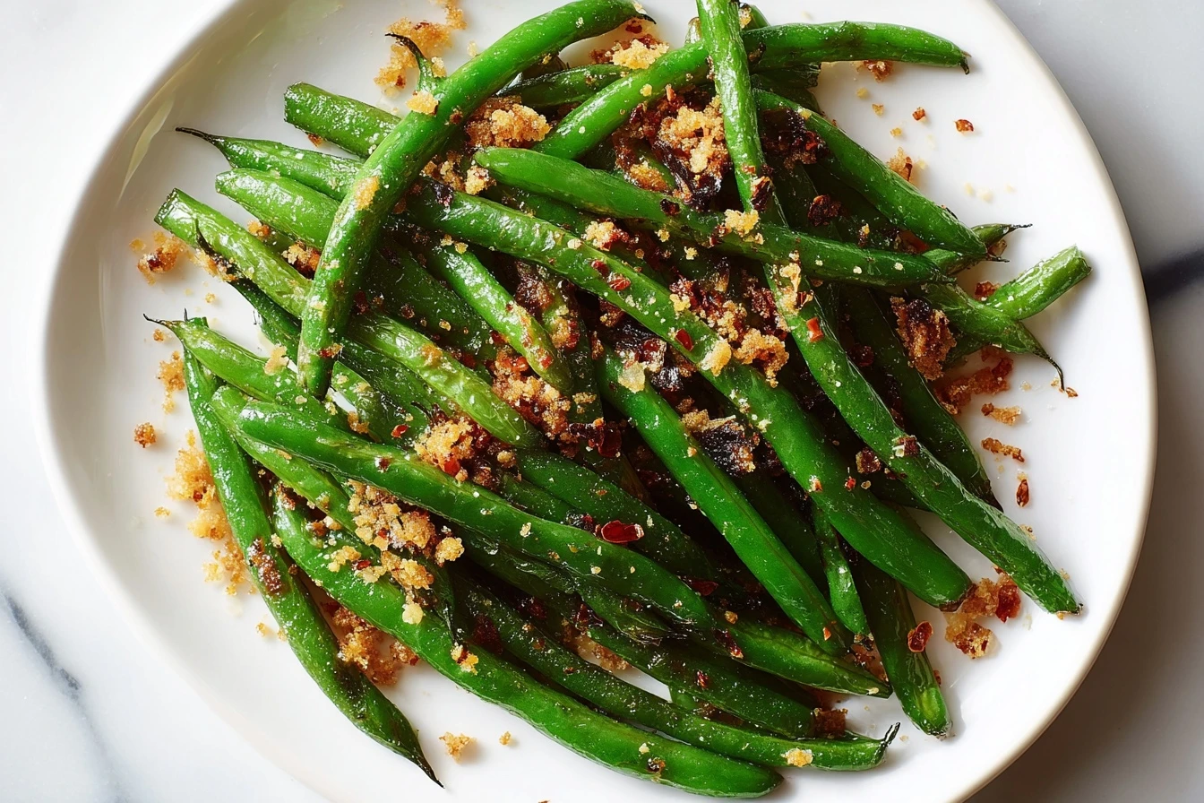 Easy Roasted Parmesan Green Beans Recipe Best Parmesan Green Beans Oven Method Healthy Roasted Green Beans With Parmesan Q...