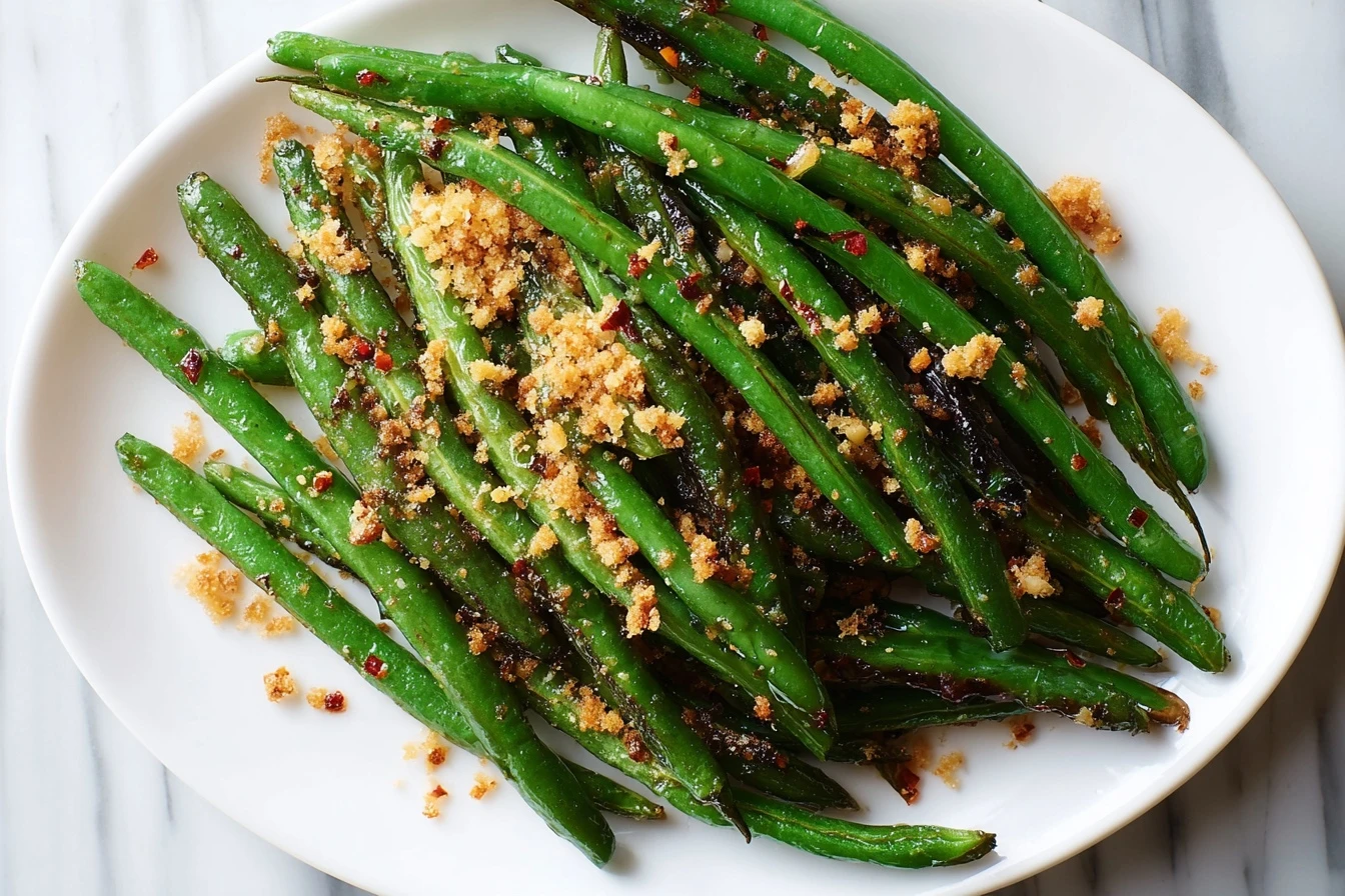 Roasted Parmesan Green Beans Recipe