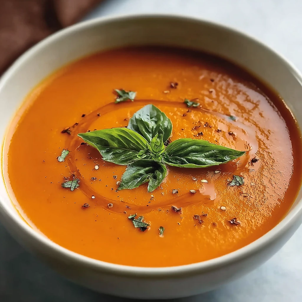 Easy Roasted Red Pepper Butternut Squash Soup 7-ingredient Butternut Squash Soup Recipe Healthy Butternut Squash Red Peppe...