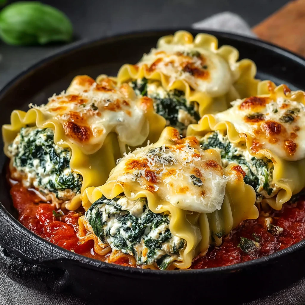 Easy Spinach Lasagna Roll-ups: An Amazing Ultimate Recipe Spinach Lasagna Rollups Amazing Ultimate Recipe