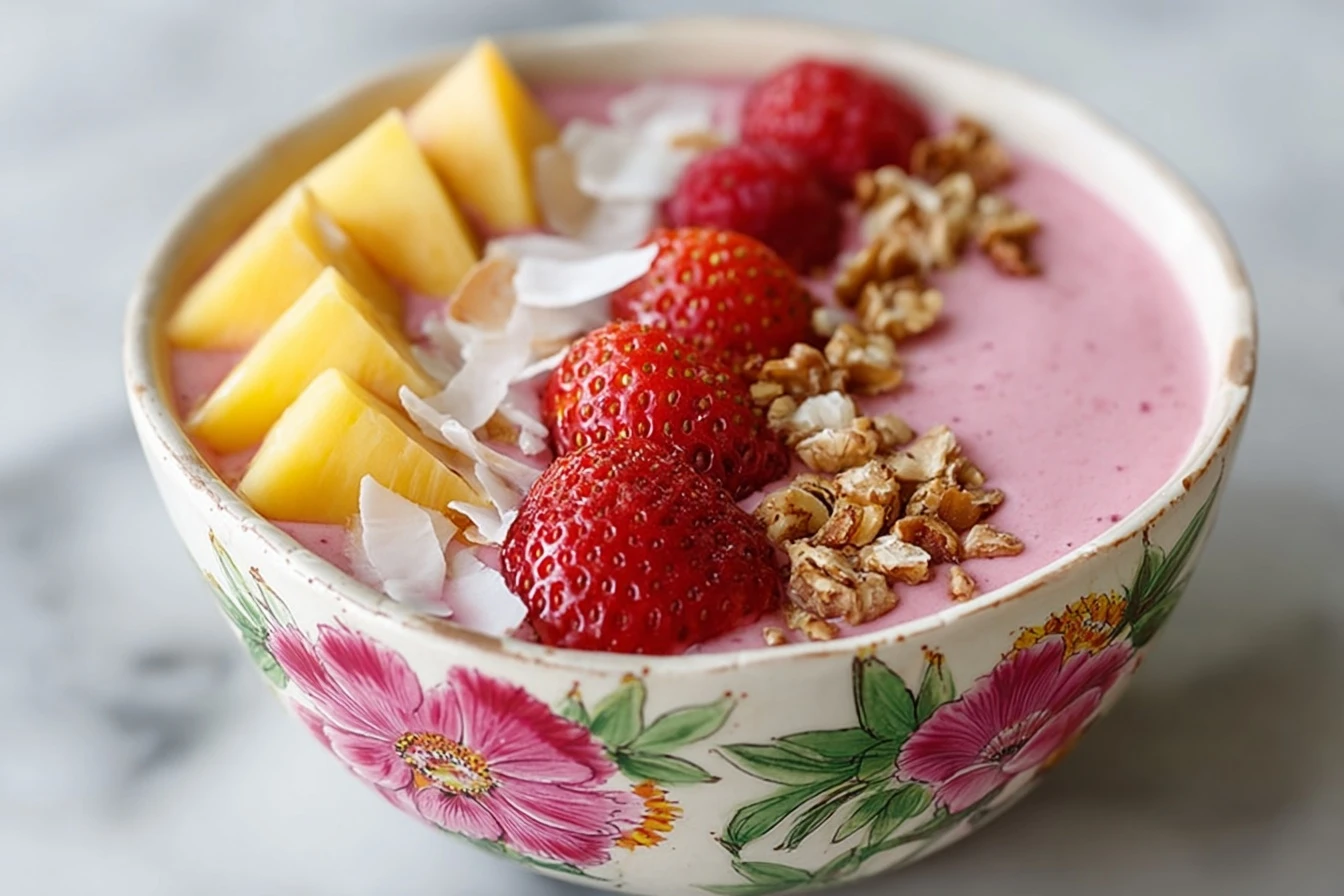 Strawberry Smoothie Bowl Recipe