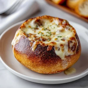 French Onion Bagel Soup Recipe