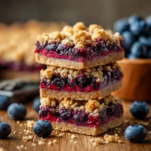 Mixed Berry Oatmeal Crumble Bars