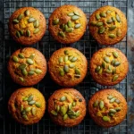 Healthy Matcha Muffins with Banana and Coconut