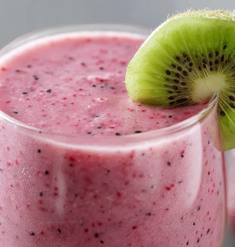 Kiwi Strawberry Smoothie Benefits Easy Kiwi Strawberry Smoothie Recipe Best Kiwi Strawberry Protein Smoothie Kiwi Strawber...