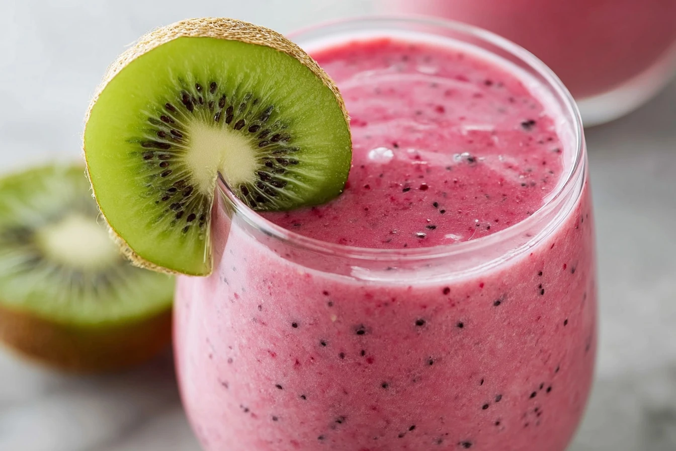 Kiwi Strawberry Smoothie Benefits Easy Kiwi Strawberry Smoothie Recipe Best Kiwi Strawberry Protein Smoothie Kiwi Strawber...