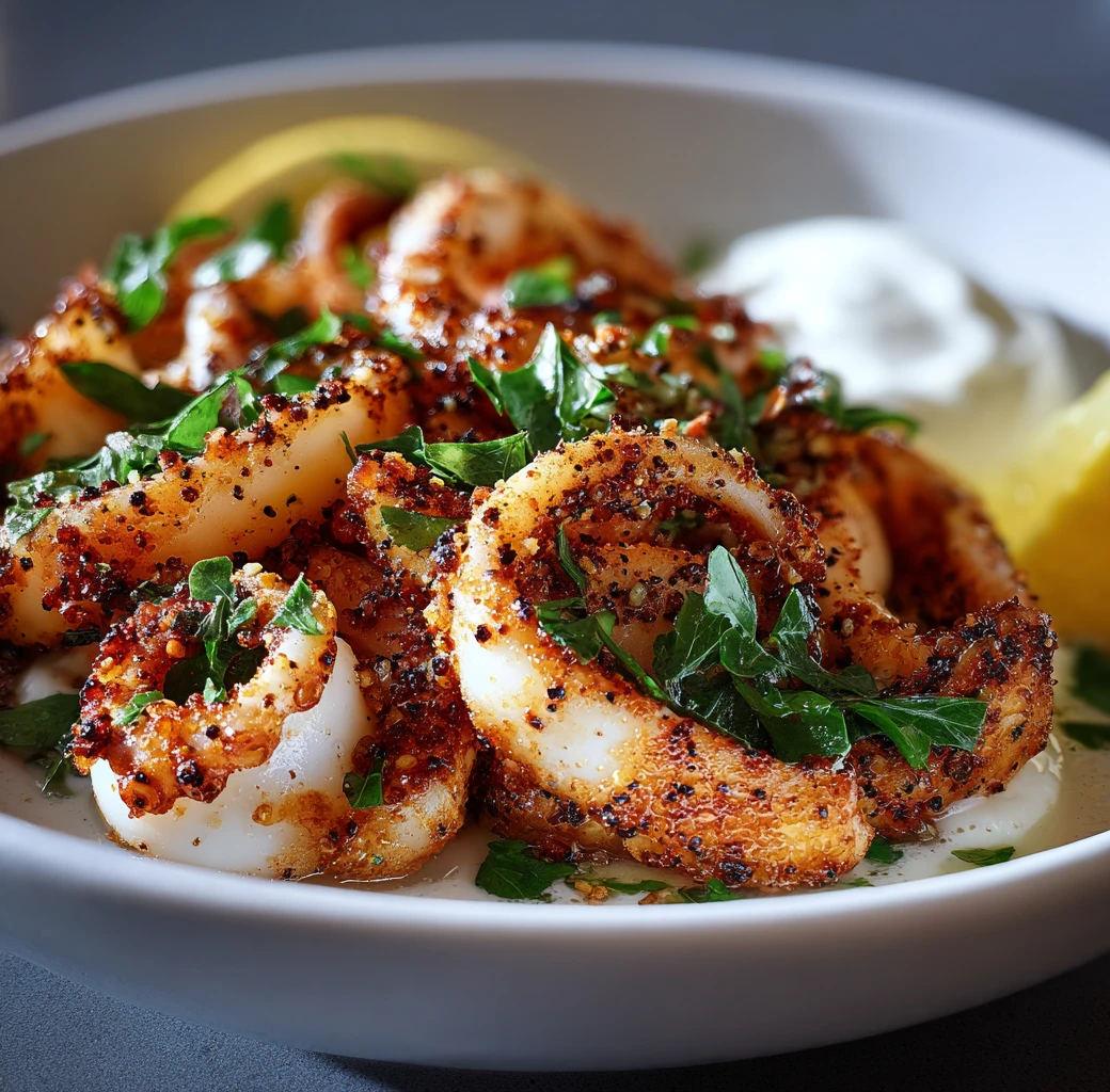 Lemon Garlic Calamari With Aioli – A Tasty Appetizer Lemon Garlic Calamari Aioli Tasty Appetizer