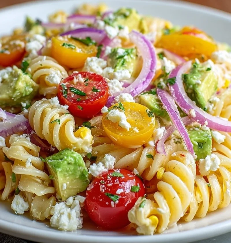 Low-calorie Street Corn Pasta Salad Recipe Vegan Street Corn Pasta Salad Guide Gluten-free Street Corn Pasta Salad Instruc...