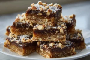 Make-Ahead Chocolate Almond Toffee Bars
