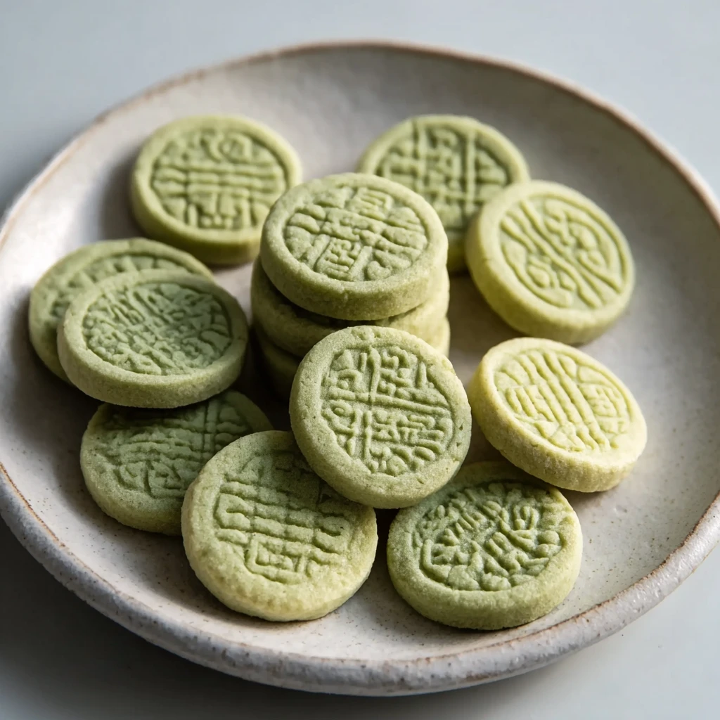 Matcha Dasik Tea Cookies With Rice Flour: A Traditional Korean Sweet Treat For Modern Tea Time Matcha Dasik Tea Cookies Ri...