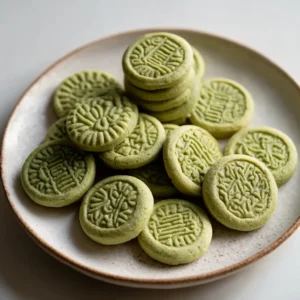 Matcha Dasik Tea Cookies with Rice Flour: A Traditional Korean Sweet Treat for Modern Tea Time