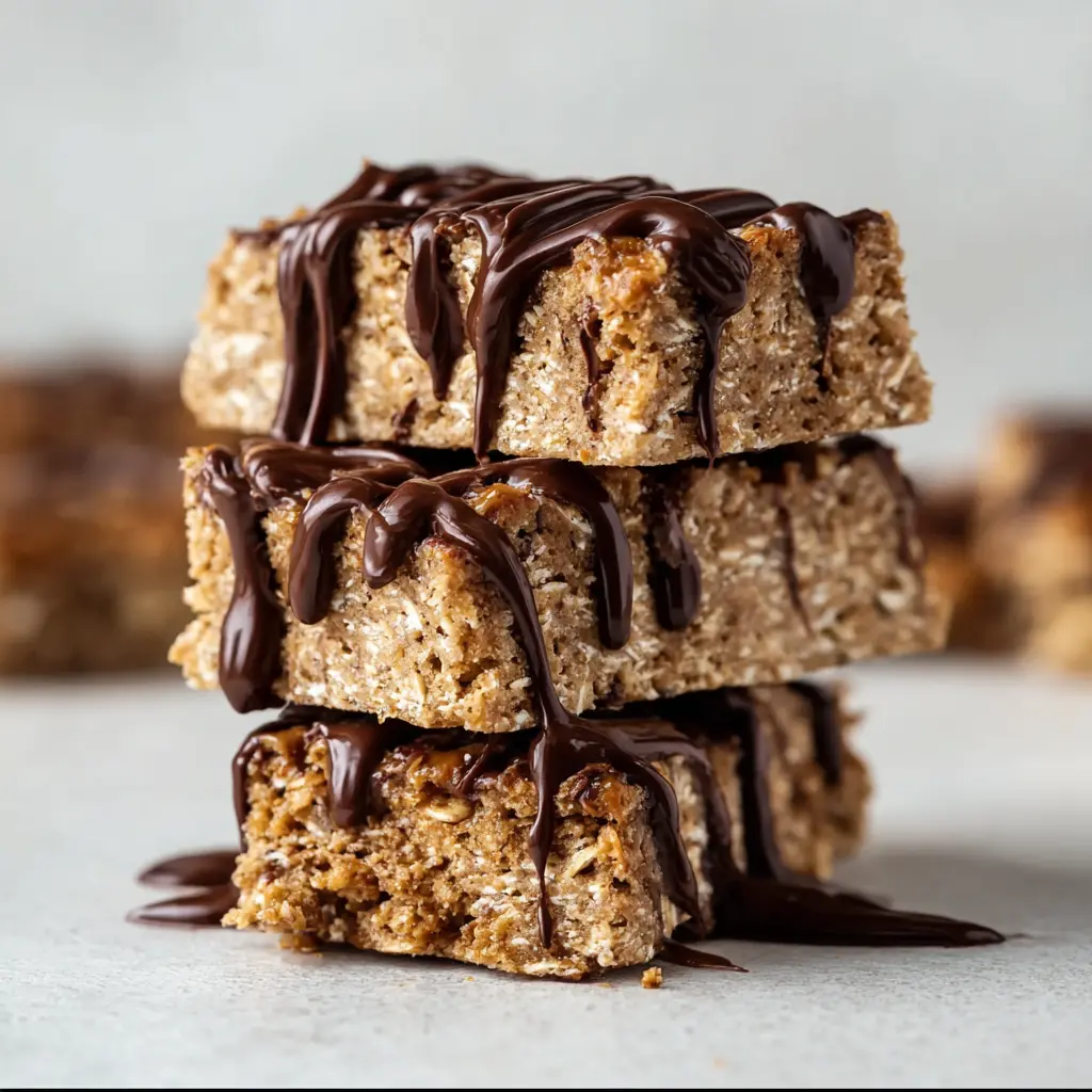 Mini Peanut Butter Protein Bars (No-Bake and Easy)