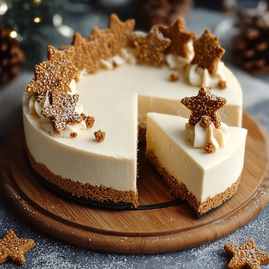 No-bake Gingerbread Cheesecake Recipe Easy No-bake Gingerbread Cheesecake Holiday Gingerbread Cheesecake Delight Creamy Gi...