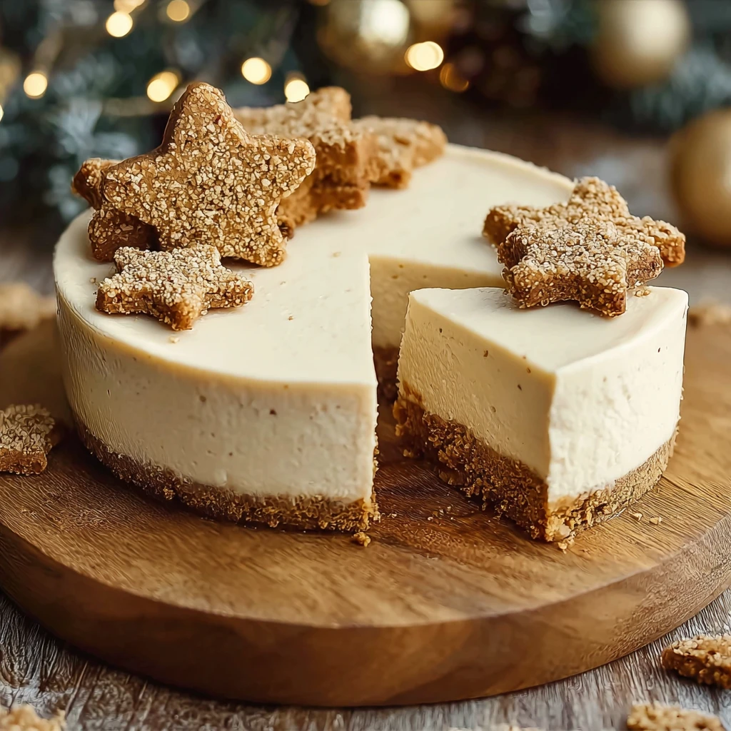 No-bake Gingerbread Cheesecake Recipe Easy No-bake Gingerbread Cheesecake Holiday Gingerbread Cheesecake Delight Creamy Gi...