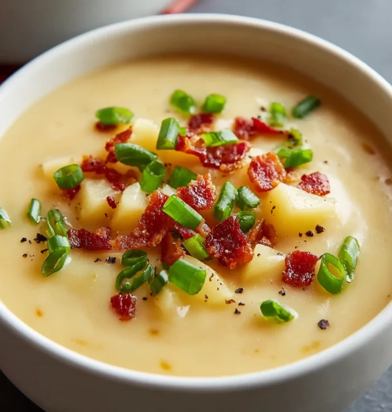Outback Steakhouse Potato Soup Recipe Ultimate Outback Steakhouse Creamy Soup Copycat Outback Potato Soup Recipe Low-calor...