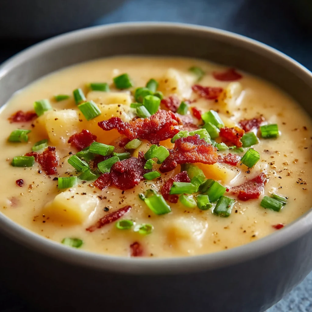 Outback Steakhouse Potato Soup Recipe Ultimate Outback Steakhouse Creamy Soup Copycat Outback Potato Soup Recipe Low-calor...