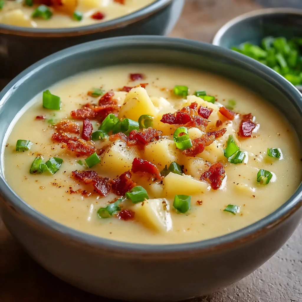 Outback Steakhouse Potato Soup Recipe Ultimate Outback Steakhouse Creamy Soup Copycat Outback Potato Soup Recipe Low-calor...