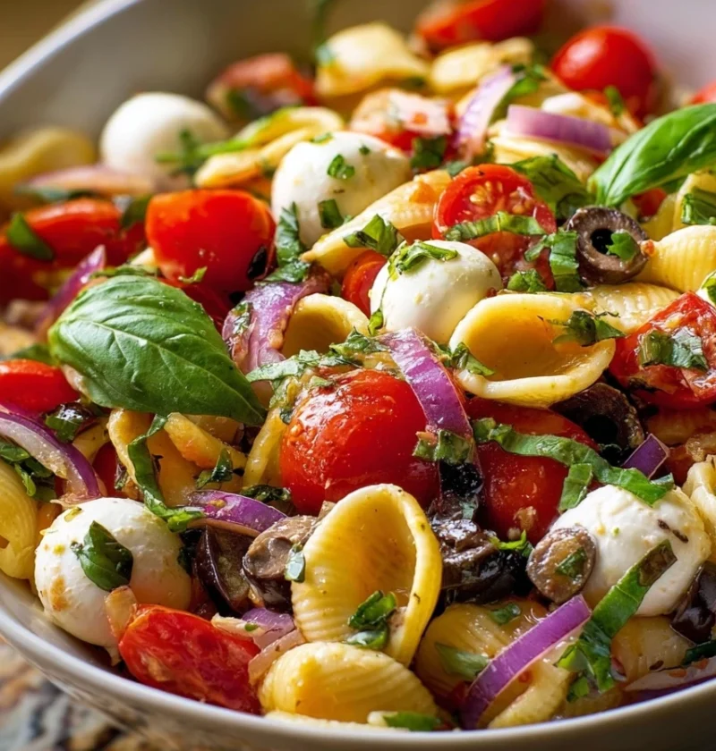 Pasta Salad With Mozzarella Eyeballs Recipe Halloween Pasta Salad Ideas Spooky Mozzarella Eyeball Recipes Vegetarian Hallo...