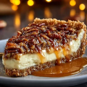 Pecan Cheesecake Pie